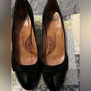 Black Sofft Heels Size 8